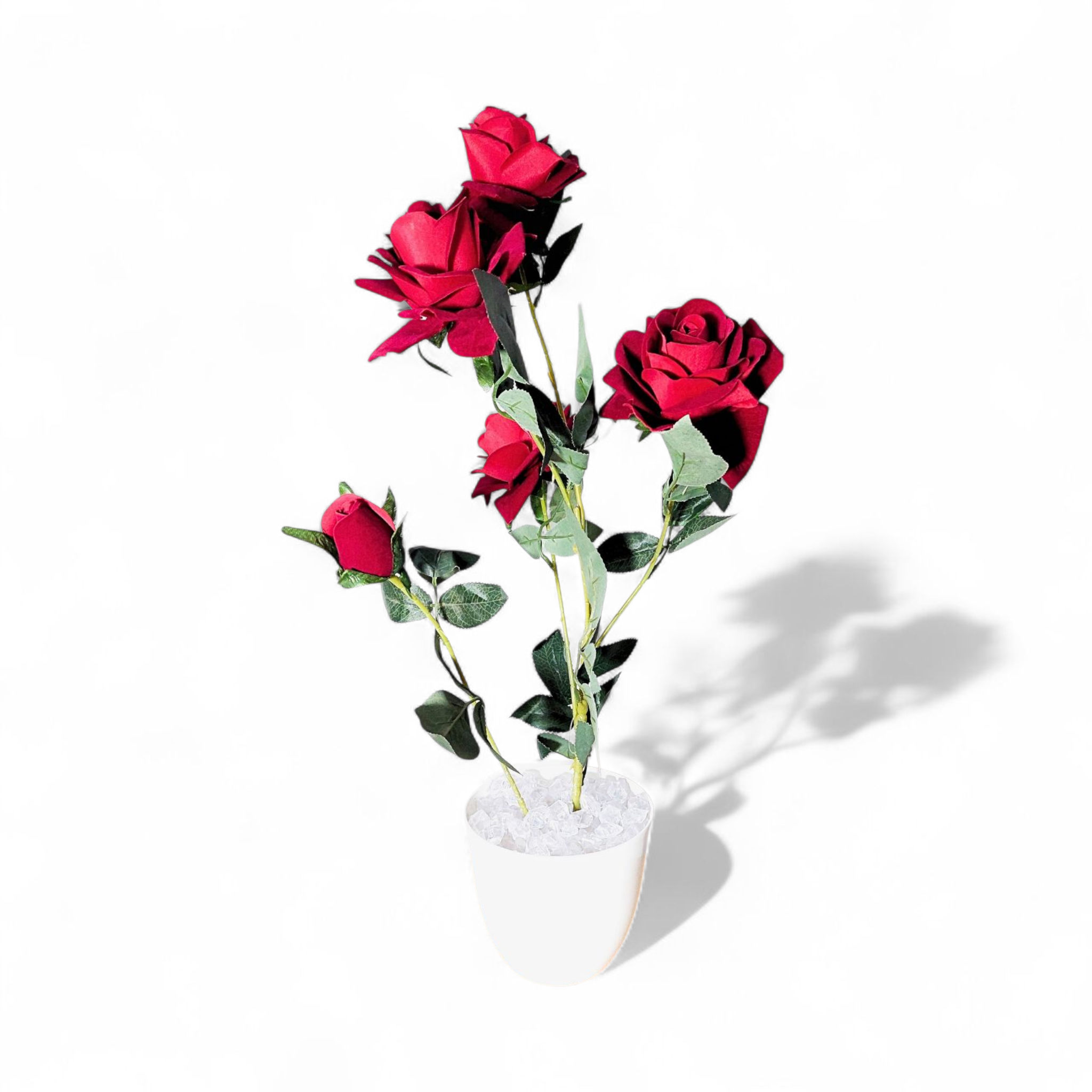 velvet rose vase